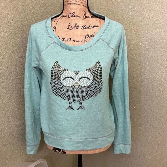 Bundle 6 for $20 plus shipping Owl Sweatshirt Mint Green - Picture 1 of 2